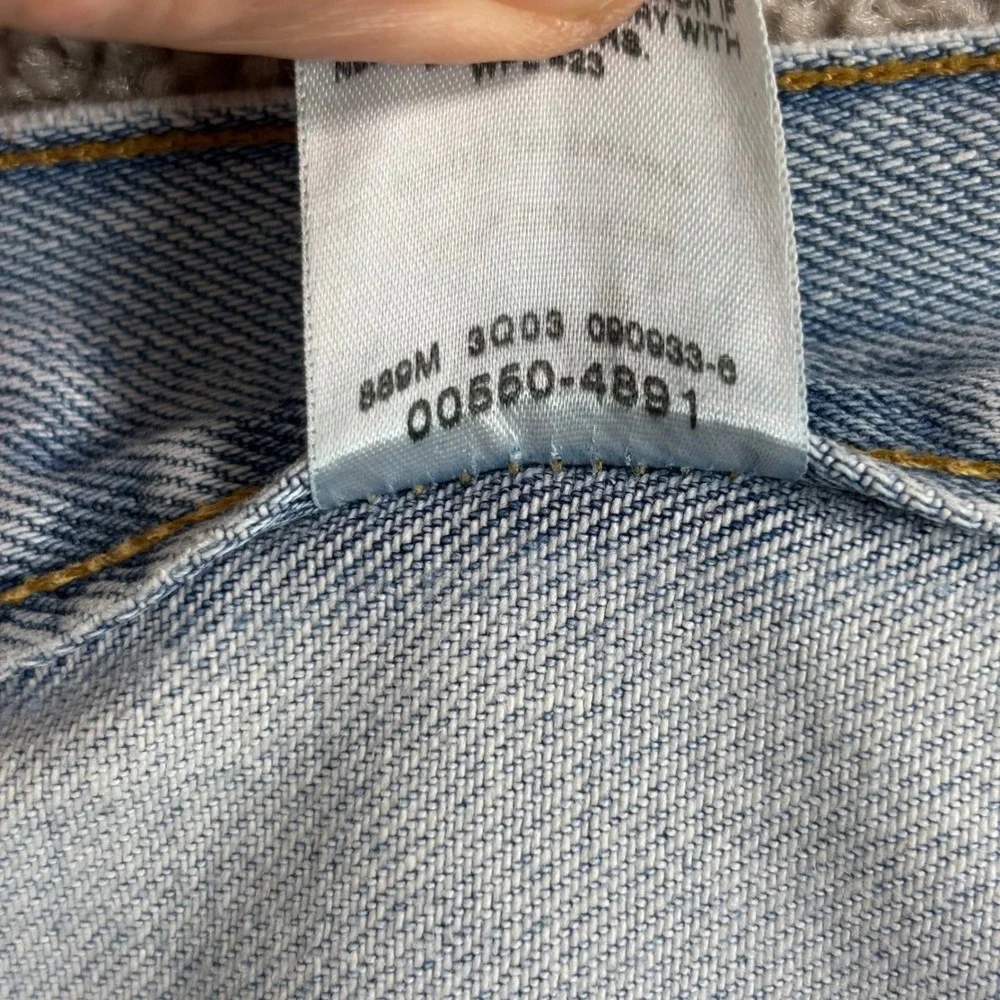 Levis Jeans 550 Relaxed Fit Mens‎ W40 L32 Light Wash Blue Cotton Denim Y2K 90s